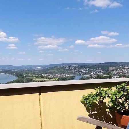 Urbar  Rheinblick Am Rheinsteig Zur Festung Ehrenbreitstein Mit Balkon Und Sauna מראה חיצוני תמונה